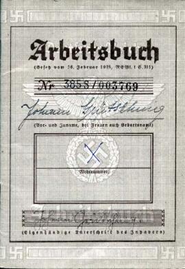 Arbeitsbuch aus dem Dritten Reich