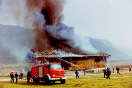 Brand am Hof von Reiter Franz