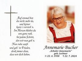 Annemarie Bucher (Schuler Annemarie)