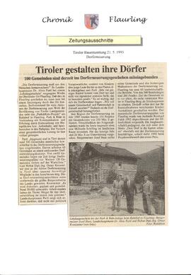 Tiroler gestalten ihre Dörfer