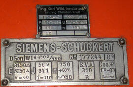 Firmenschild Siemens-Schuckert