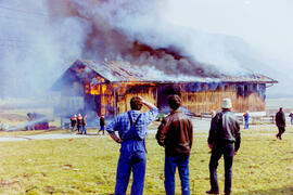 Brand am Hof von Reiter Franz