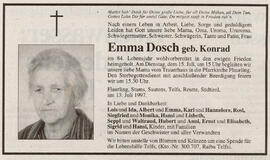 Emma Dosch geb. Konrad