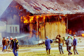 Brand am Hof von Reiter Franz