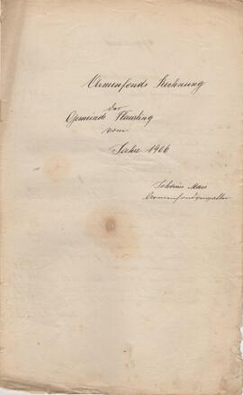 Rechnung des Amenfondes 1906