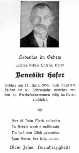 Benedikt Hofer