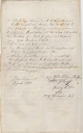 Kaufbrief für Alois Helbert von Anna Thaler