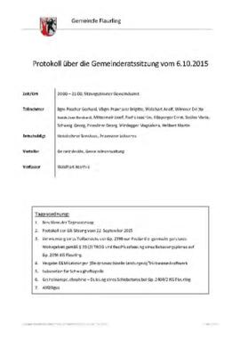 Protokoll Gemeinderat 06.10.