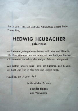 Hedwig Heubacher