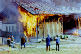 Brand am Hof von Reiter Franz