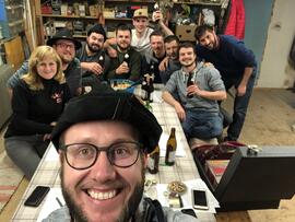 Im Probenlokal der Musikkapelle