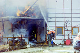 Brand am Hof von Reiter Franz