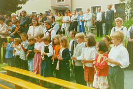 Einweihung der umgebauten Volksschule