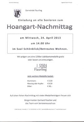Einladung Hoangart-Nachmittag