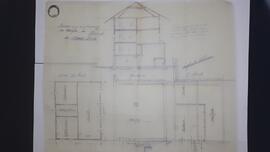 Skizze für den Bau einer Mühle 1