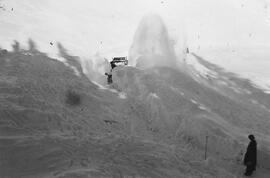 Schneeräumung am Arlbergpass