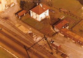 Luftbild: Umgebung Bahnhof