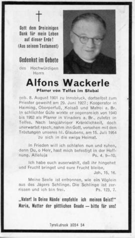 WACKERLE Alfons