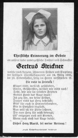 Strickner Gertrud