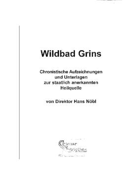 Dokumentation Wildbad-Heilquelle