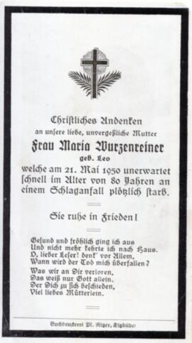 21 Wurzenrainer Maria