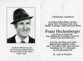 Hechenberger Franz