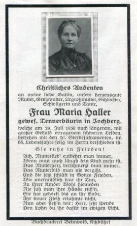 29 Haller Maria