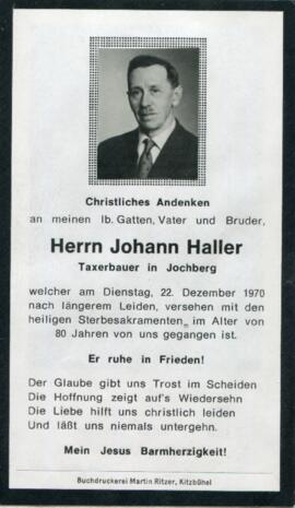 22 Haller Johann