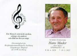 19 Mader Hans