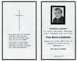 12 Landmann Maria