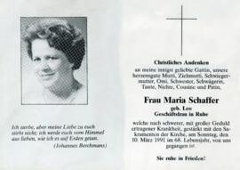 Schaffer Maria