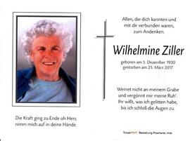 Wilhelmine Ziller