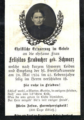 Felizitas Krabacher geb. Schwarz