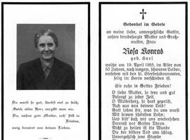 Rosa Konrad geb. Heel