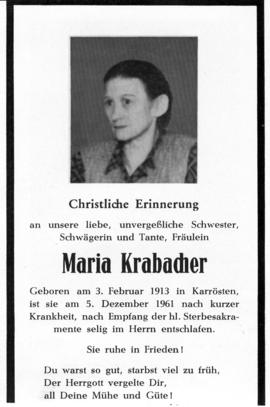 Maria Krabacher