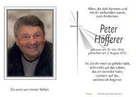 Peter Höfferer