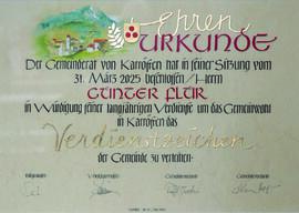 Ehrenurkunde-Guenter-Fluer