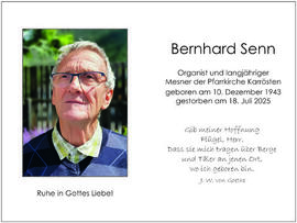 Bernhard Senn - Innenansicht