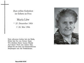 Maria Löw Innenansicht