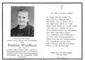 Pauline Waldhart geb. Nairz