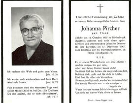 Johanna Pirchner geb. Plank
