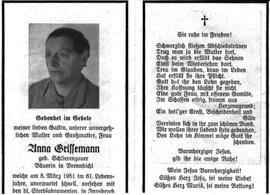 Anna Grissemann geb. Schlierenzauer