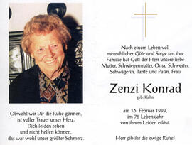 Zenzi Konrad geb. Kahn