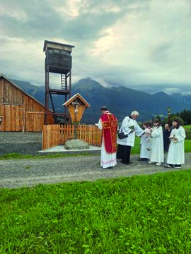 Wegkreuze Marterln, Das „neue“ Wiesenkreuz.