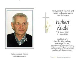Hubert Knabl Innenansicht