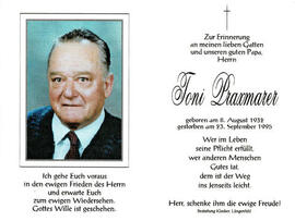 Toni Praxmarer Innenansicht