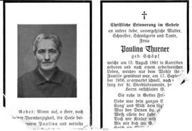 Paulina Thurner geb. Schöpf