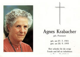 Agnes Krabacher geb. Praxmarer