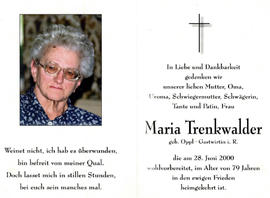 Maria Trenkwalder