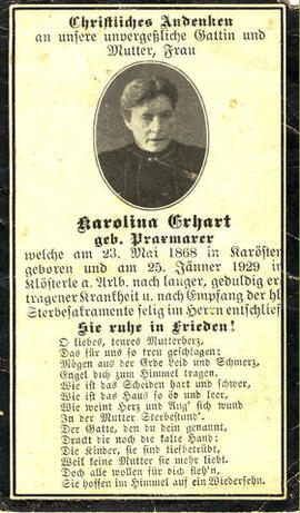 Karoline Ehart geb. Praxmarer